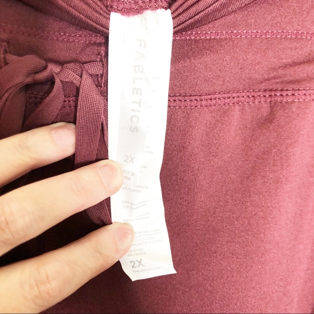 Fabletics NWOT Drawstring Jogger pants leggings - image 5